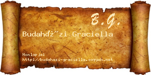 Budaházi Graciella névjegykártya